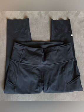 lululemon athletica Black Fast and Free Crop - 19”